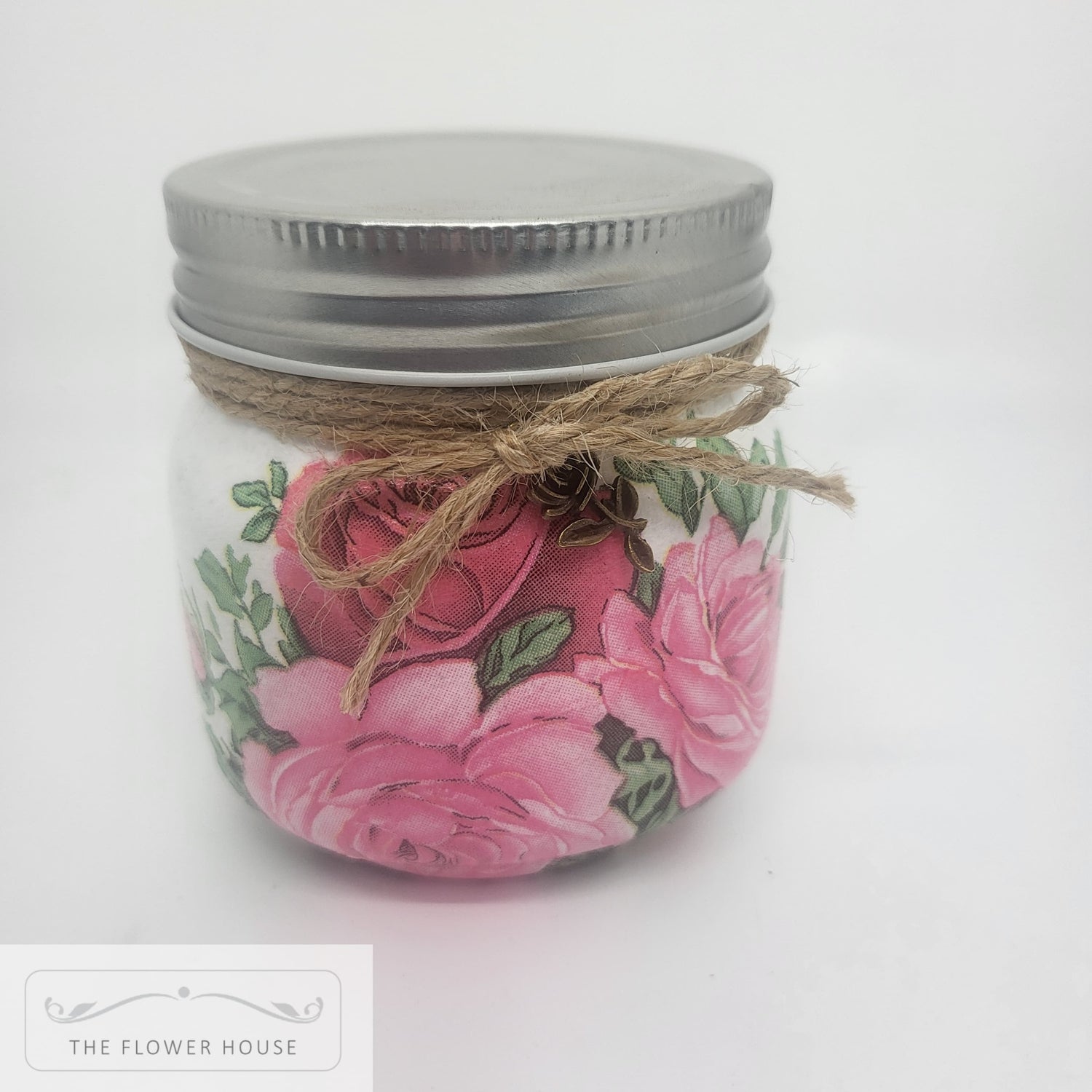 Decoupaged Jars