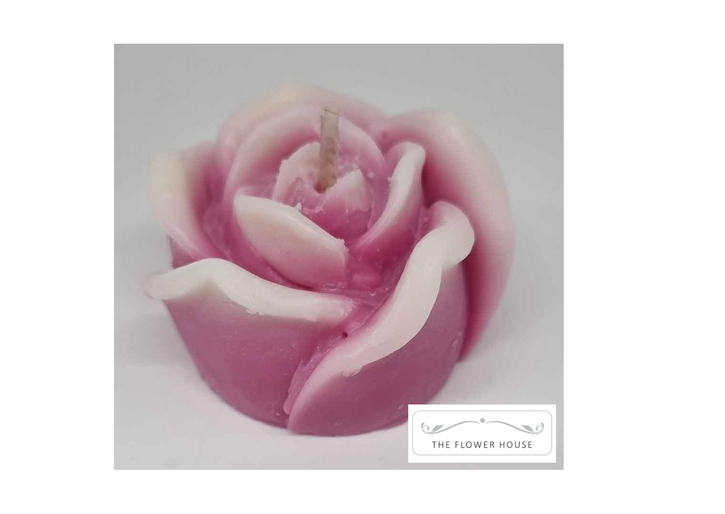 Moulded Rose Candle