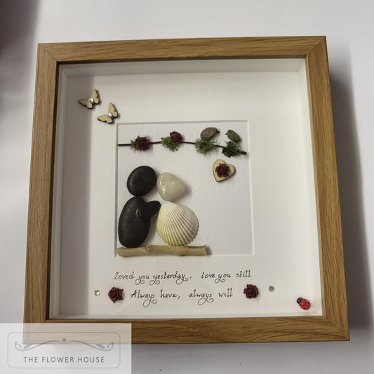 Pebble Art "Loved You Yesterday "