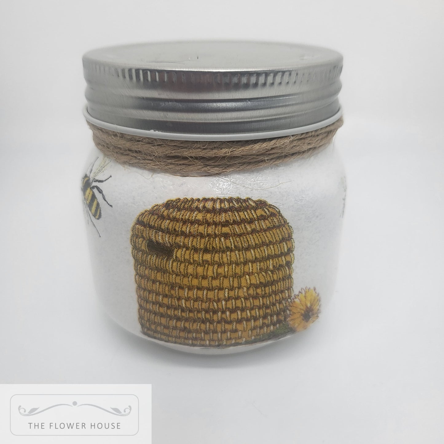 Decoupaged Single Wick Soy Wax Candle Jars