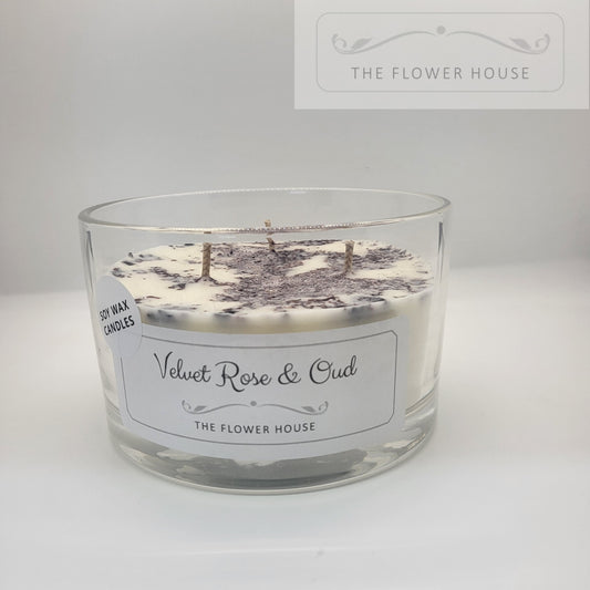 Triple Wick Soy Wax Candle Jar